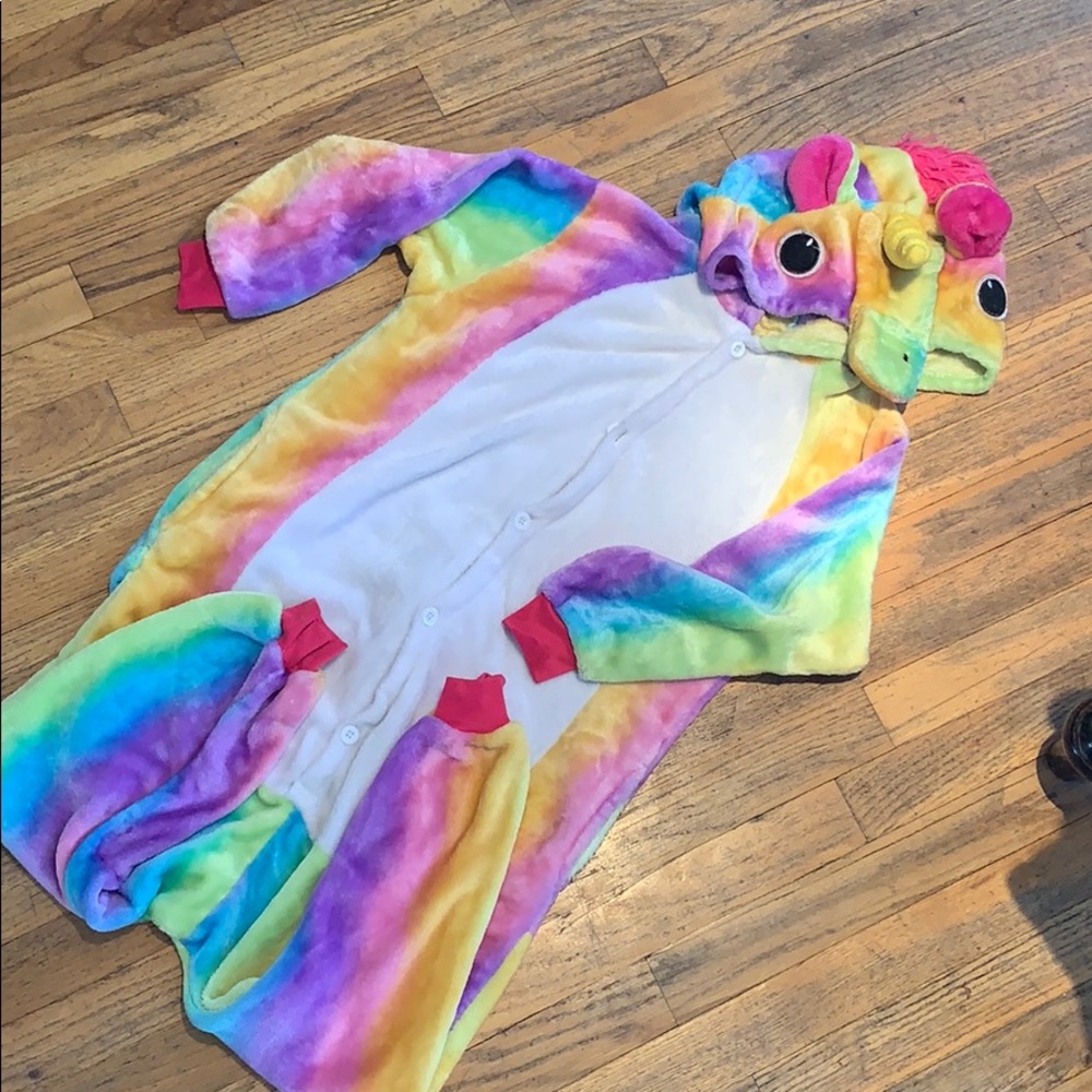 Unicorn onesie your kiddo NEEDS this !!